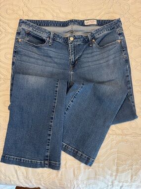 GAP Womens Classic Mid Blue Long and Lean Jeans